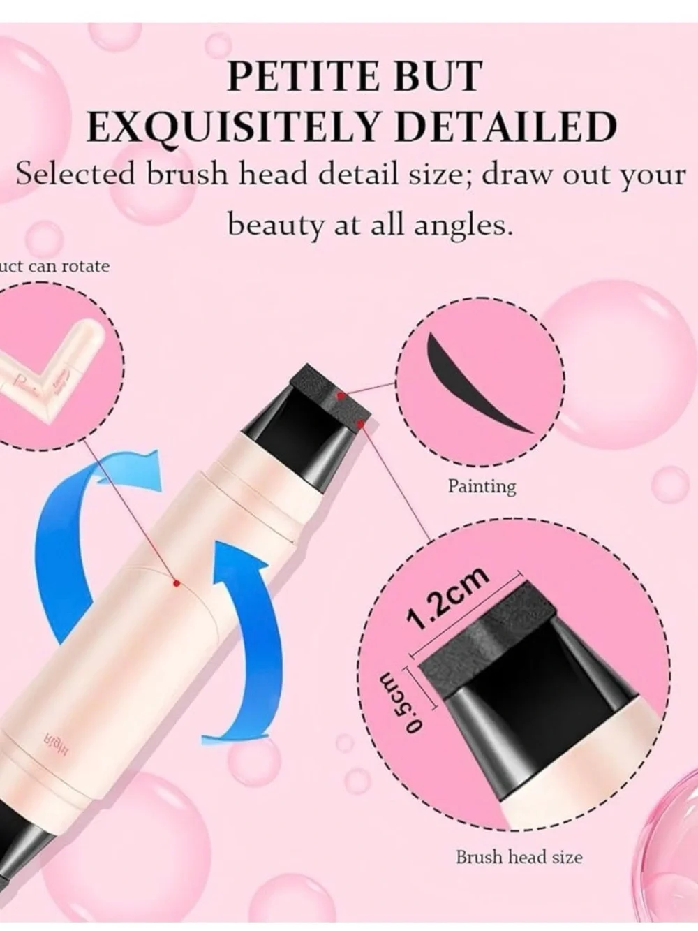 Dual-Ended Pink Cream Highlighter & Contour Stick